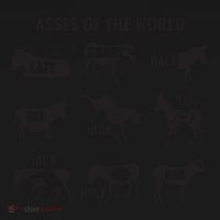 Asses The World Funny Lazy Smart Half Fat Kick Kick Donkey Ornament thumb 1