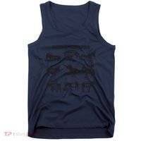 Asses The World Funny Lazy Smart Half Fat Kick Kick Donkey Tank Top thumb 0
