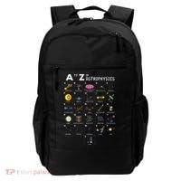 A To Z Funny Astronomy Lover Astrophysics Astronomer Gift Backpack thumb 0