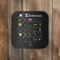 A To Z Funny Astronomy Lover Astrophysics Astronomer Gift Coaster thumb 0