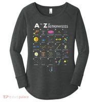 A To Z Funny Astronomy Lover Astrophysics Astronomer Gift Women's Perfect Tri Tunic Long Sleeve Shirt thumb 0