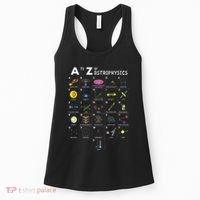 A To Z Funny Astronomy Lover Astrophysics Astronomer Gift Women's Tank Top thumb 0