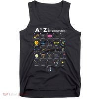 A To Z Funny Astronomy Lover Astrophysics Astronomer Gift Tank Top thumb 0