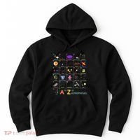 A To Z Funny Astronomy Lover Astrophysics Astronomer Hoodie thumb 0