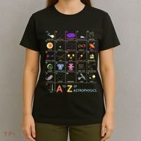 A To Z Funny Astronomy Lover Astrophysics Astronomer T-Shirt thumb 4