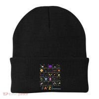 A To Z Funny Astronomy Lover Astrophysics Astronomer Beanie thumb 0