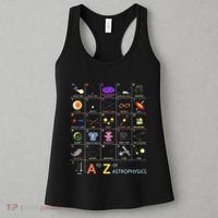 A To Z Funny Astronomy Lover Astrophysics Astronomer Women's Tank Top thumb 3