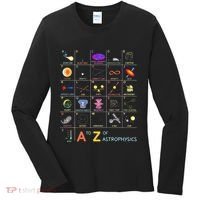A To Z Funny Astronomy Lover Astrophysics Astronomer Women's Long Sleeve Shirt thumb 0