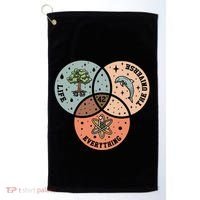 A To Z Funny Astronomy Lover Astrophysics Astronomer Golf Towel thumb 0