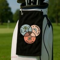 A To Z Funny Astronomy Lover Astrophysics Astronomer Golf Towel thumb 2
