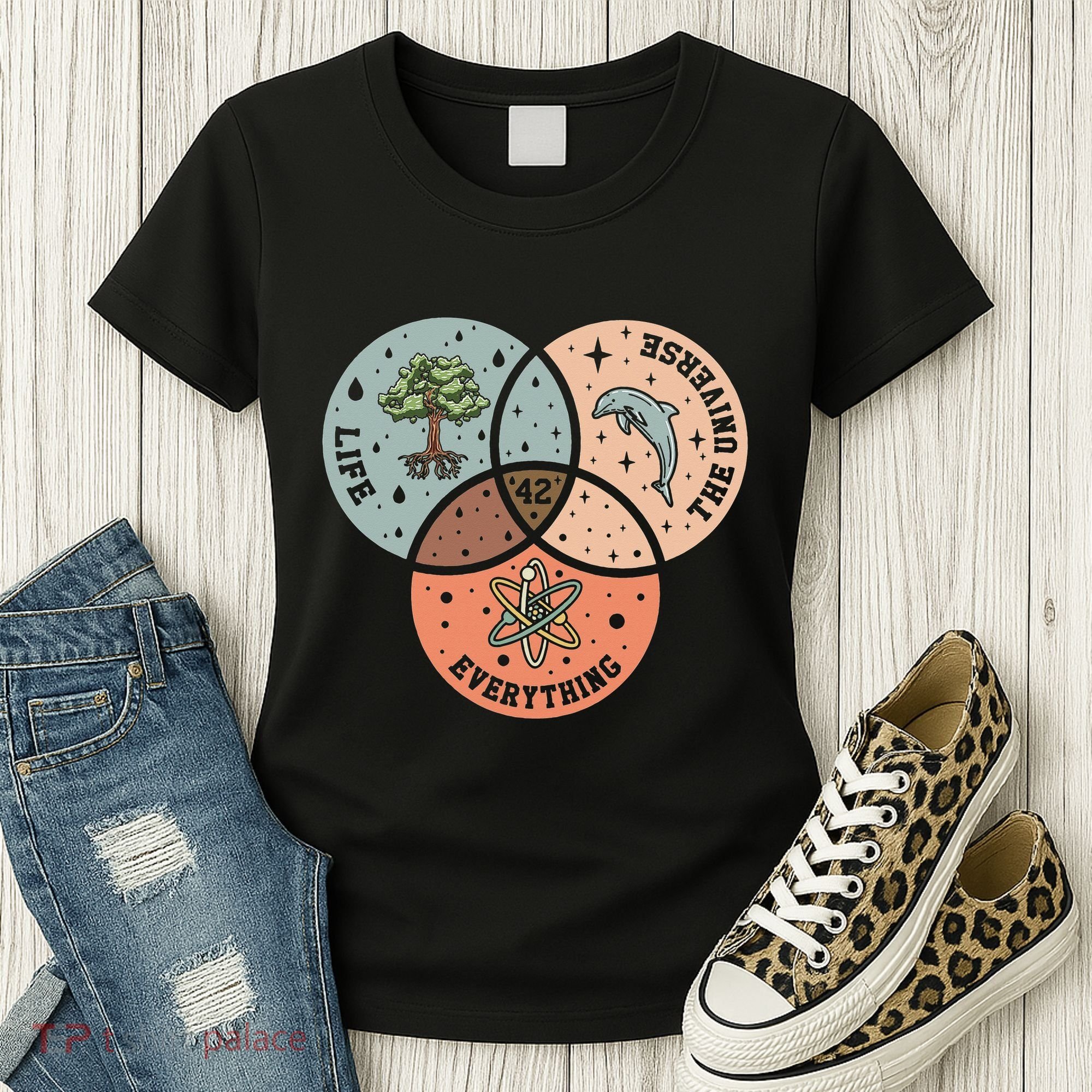 A To Z Funny Astronomy Lover Astrophysics Astronomer Women's T-Shirt