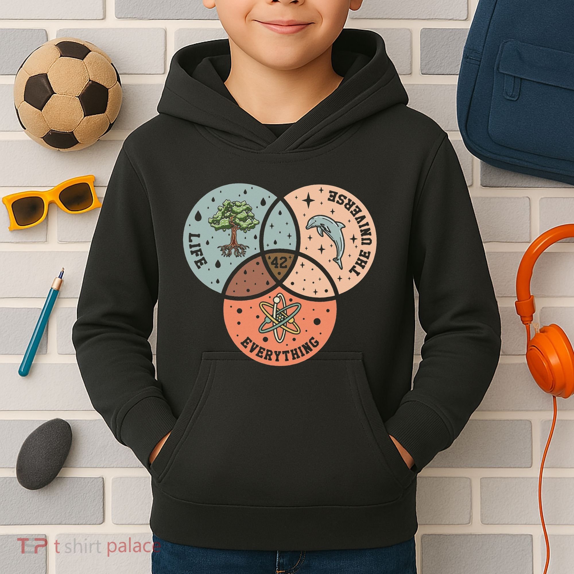 A To Z Funny Astronomy Lover Astrophysics Astronomer Kids Hoodie