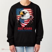 America USA 250 Years Quarter Millennial Eagle Women's Sweatshirt thumb 0