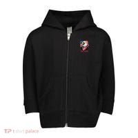 America USA 250 Years Quarter Millennial Eagle Toddler Zip Fleece Hoodie thumb 0