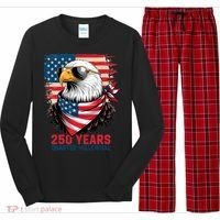 America USA 250 Years Quarter Millennial Eagle Long Sleeve Pajama Set thumb 0