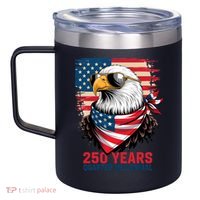 America USA 250 Years Quarter Millennial Eagle 12oz Stainless Steel Coffee Mug thumb 2