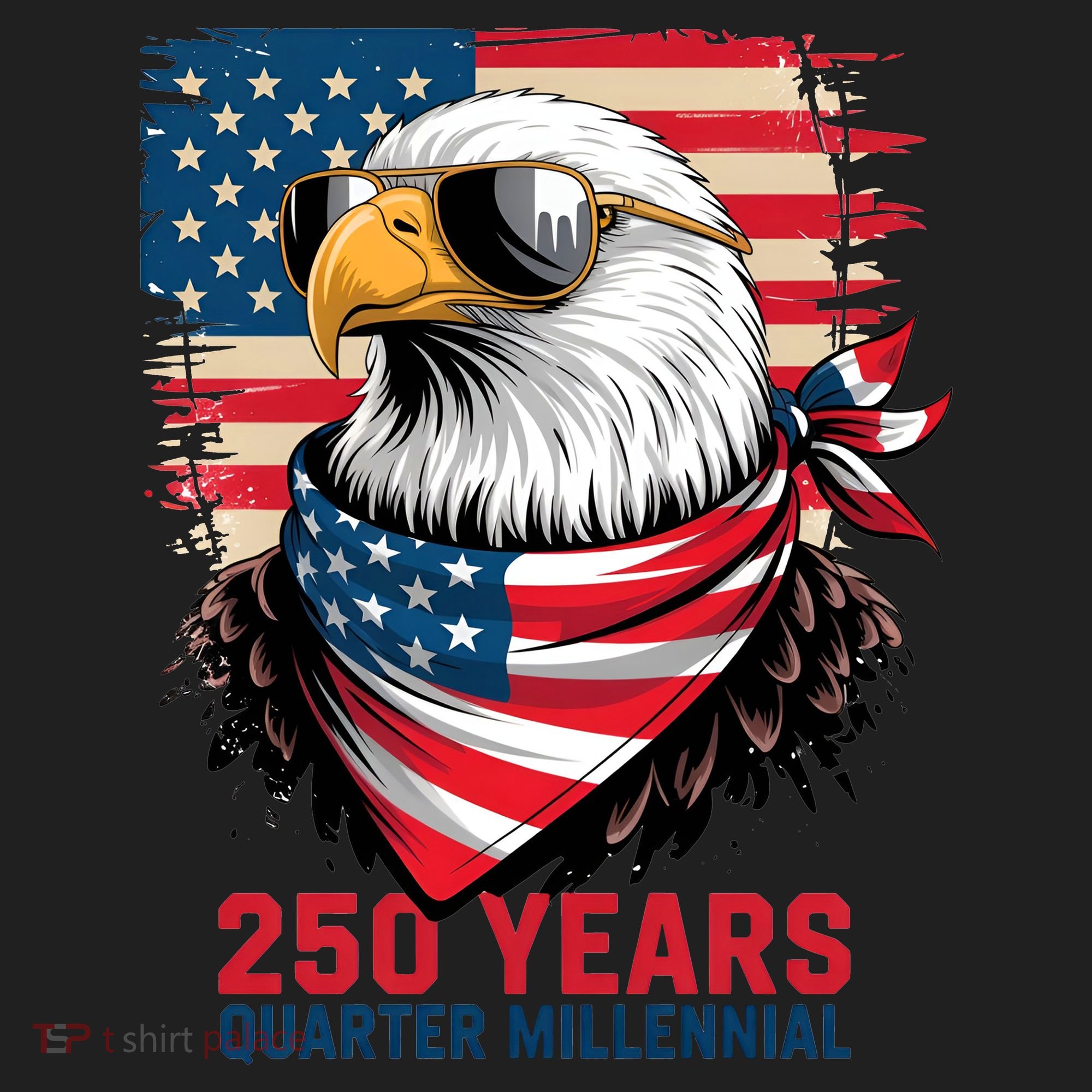 America USA 250 Years Quarter Millennial Eagle 12oz Stainless Steel Coffee Mug