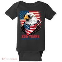 America USA 250 Years Quarter Millennial Eagle Baby Bodysuit thumb 0