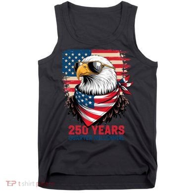 America USA 250 Years Quarter Millennial Eagle Tank Top