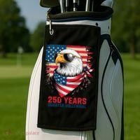 America USA 250 Years Quarter Millennial Eagle Golf Towel thumb 2