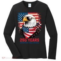 America USA 250 Years Quarter Millennial Eagle Women's Long Sleeve Shirt thumb 0