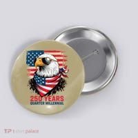 America USA 250 Years Quarter Millennial Eagle Button thumb 0