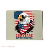 America USA 250 Years Quarter Millennial Eagle Mousepad thumb 0