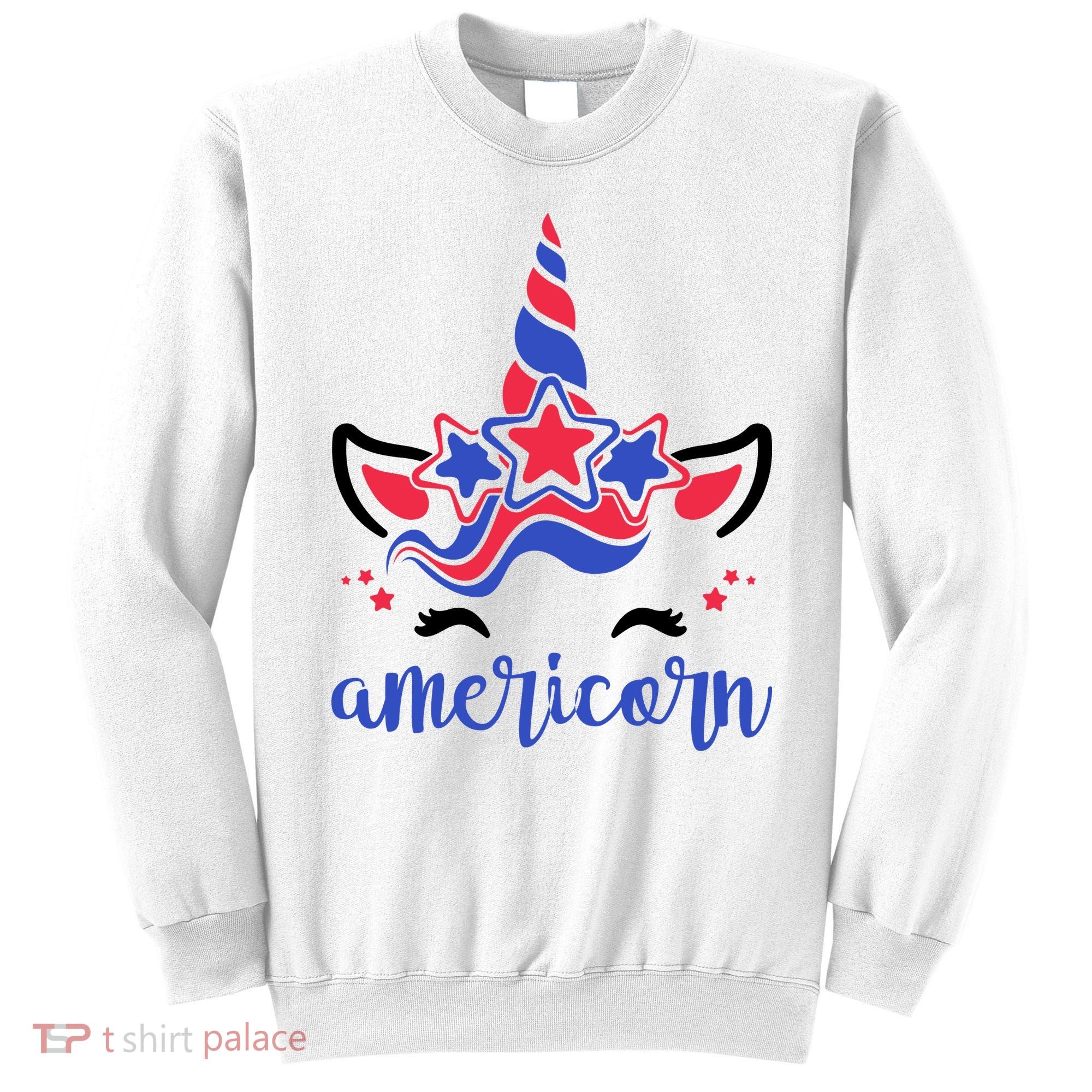 American Unicorn 4th Of July Sweatshirt