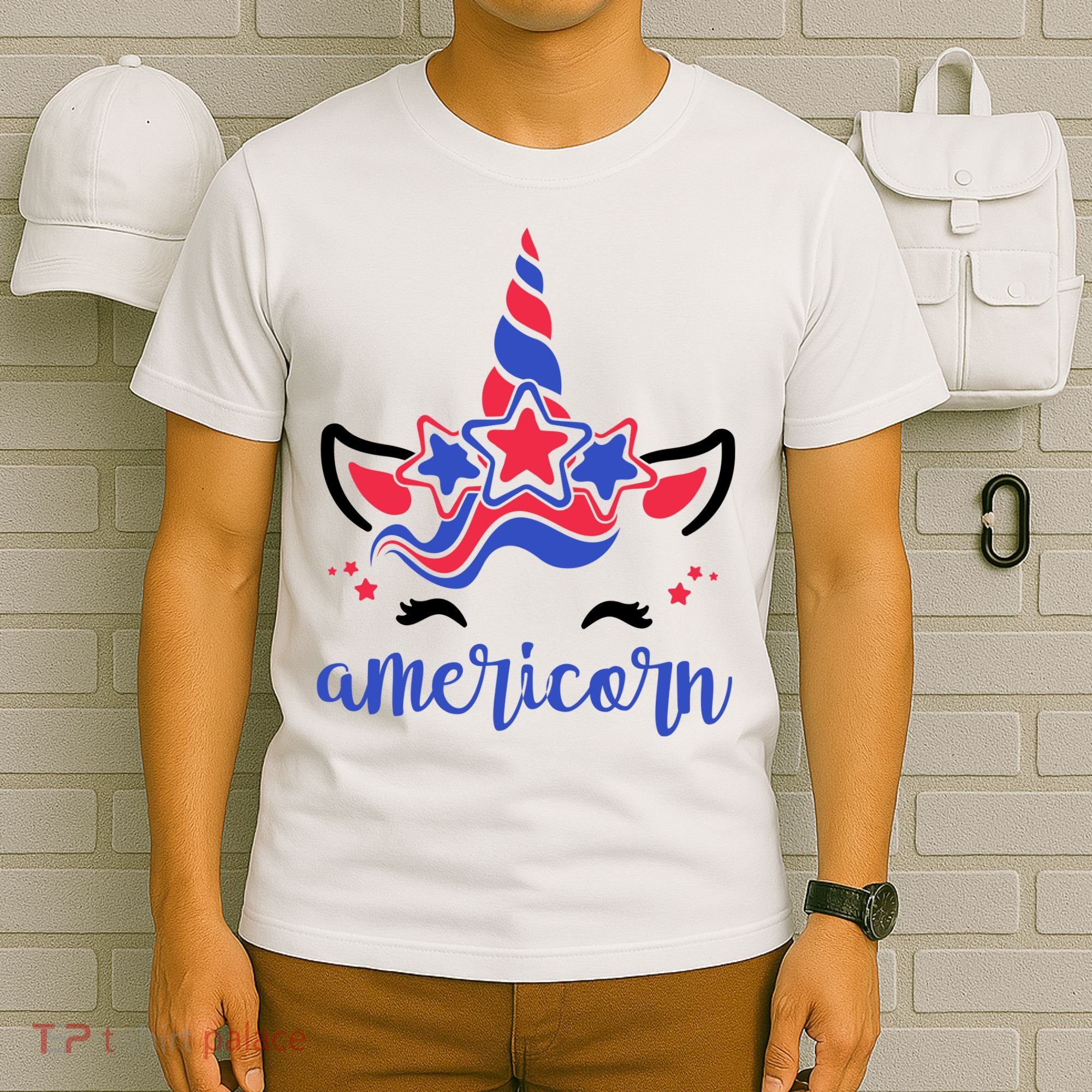 American Unicorn 4th Of July T-Shirt