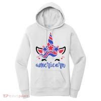 American Unicorn 4th Of July Women's Hoodie thumb 0