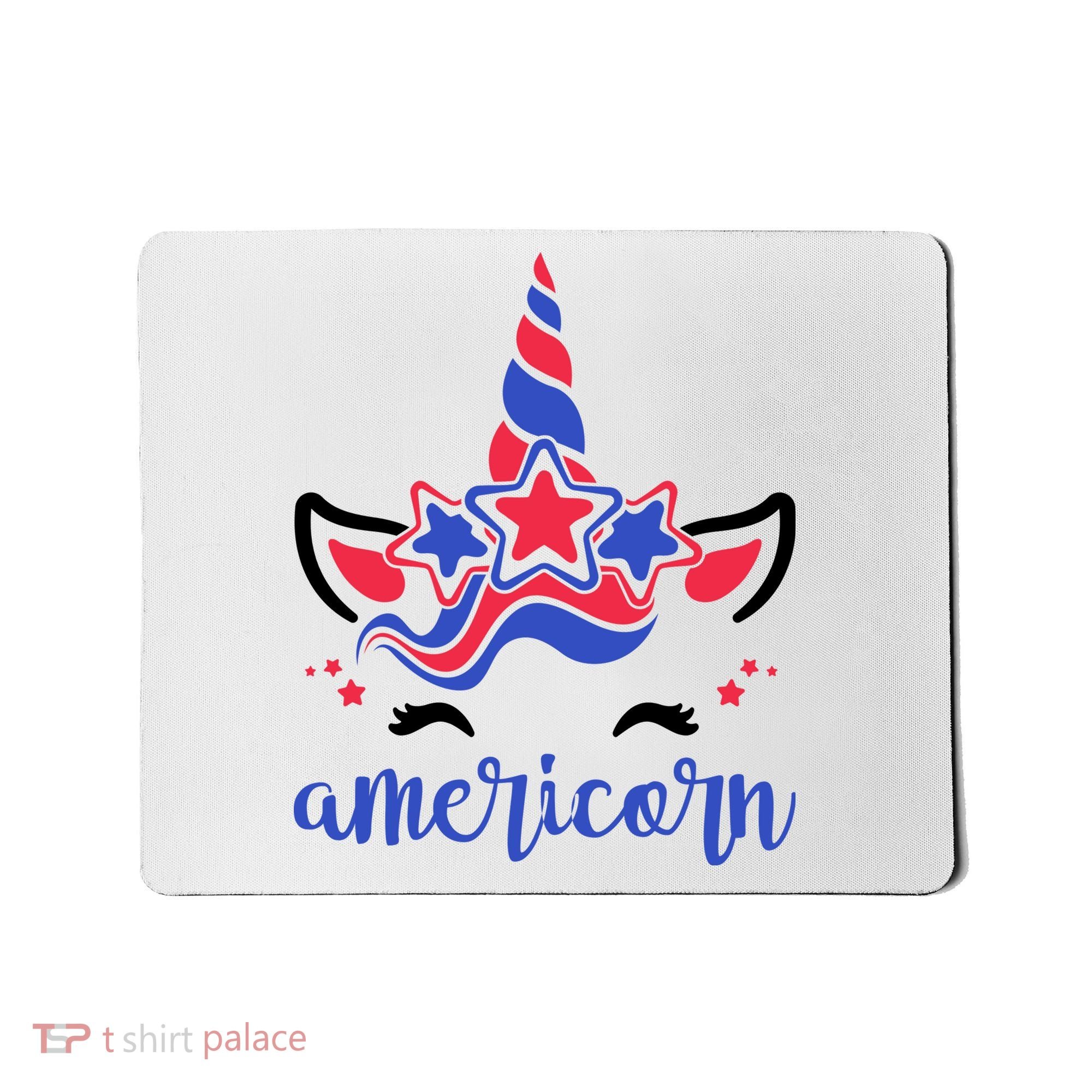 American Unicorn 4th Of July Mousepad