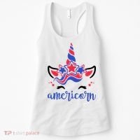 American Unicorn 4th Of July Women's Tank Top thumb 0