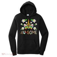 Ausome Unicorn Autism Awareness Neurodiversity Celebration Gift Women's Hoodie thumb 0