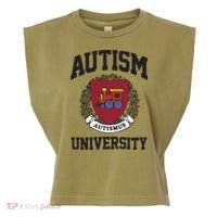 Autism University Autismus Garment-Dyed Women's Muscle Tee thumb 0