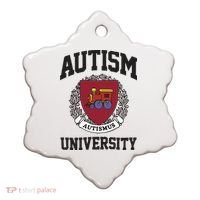 Autism University Autismus Ceramic Ornament thumb 0