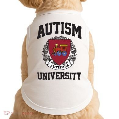 Autism University Autismus Doggie Tank