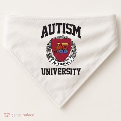 Autism University Autismus USA-Made Doggie Bandana