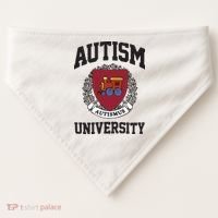 Autism University Autismus USA-Made Doggie Bandana thumb 0