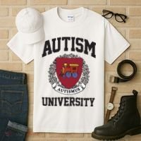 Autism University Autismus Tall T-Shirt thumb 3
