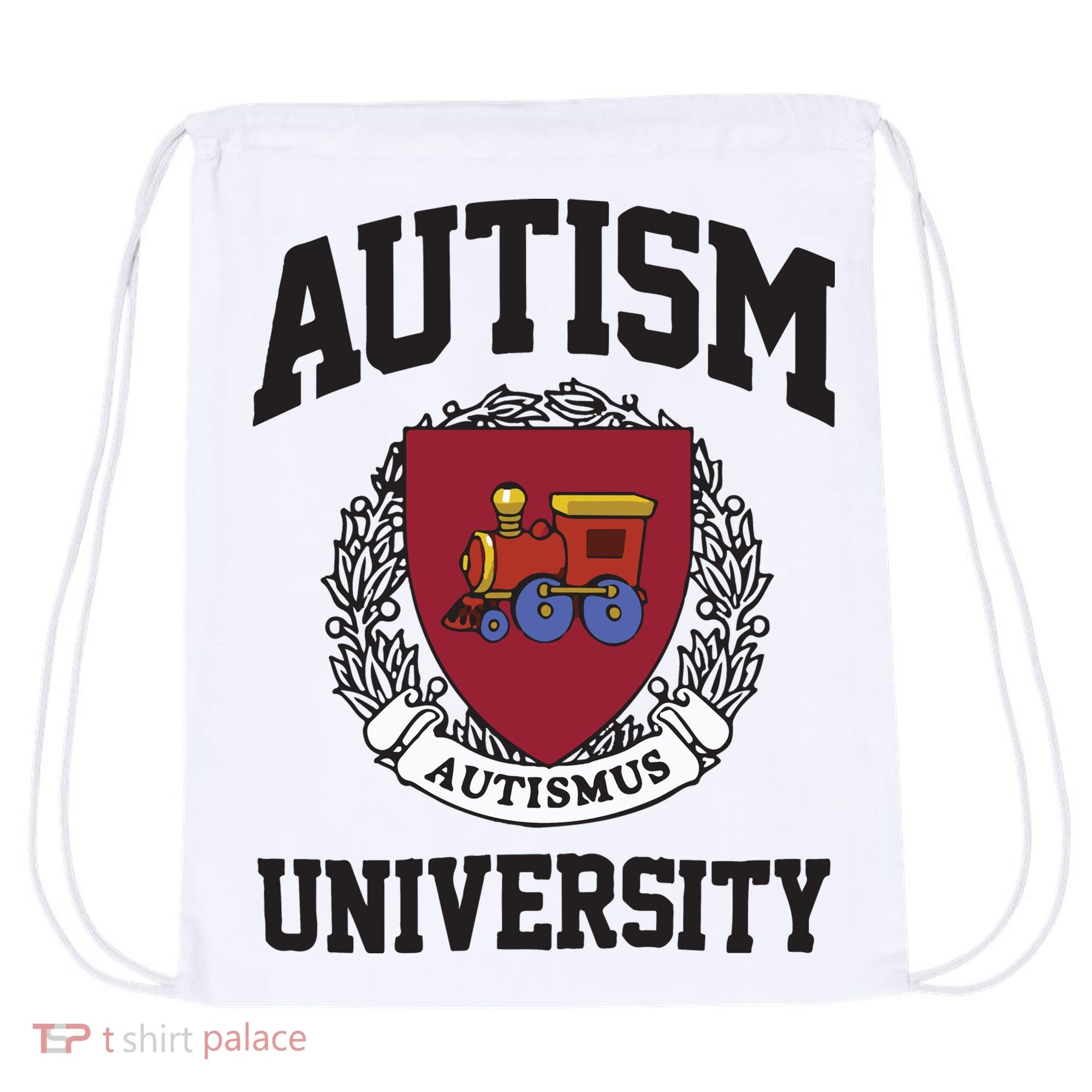 Autism University Autismus Drawstring Bag