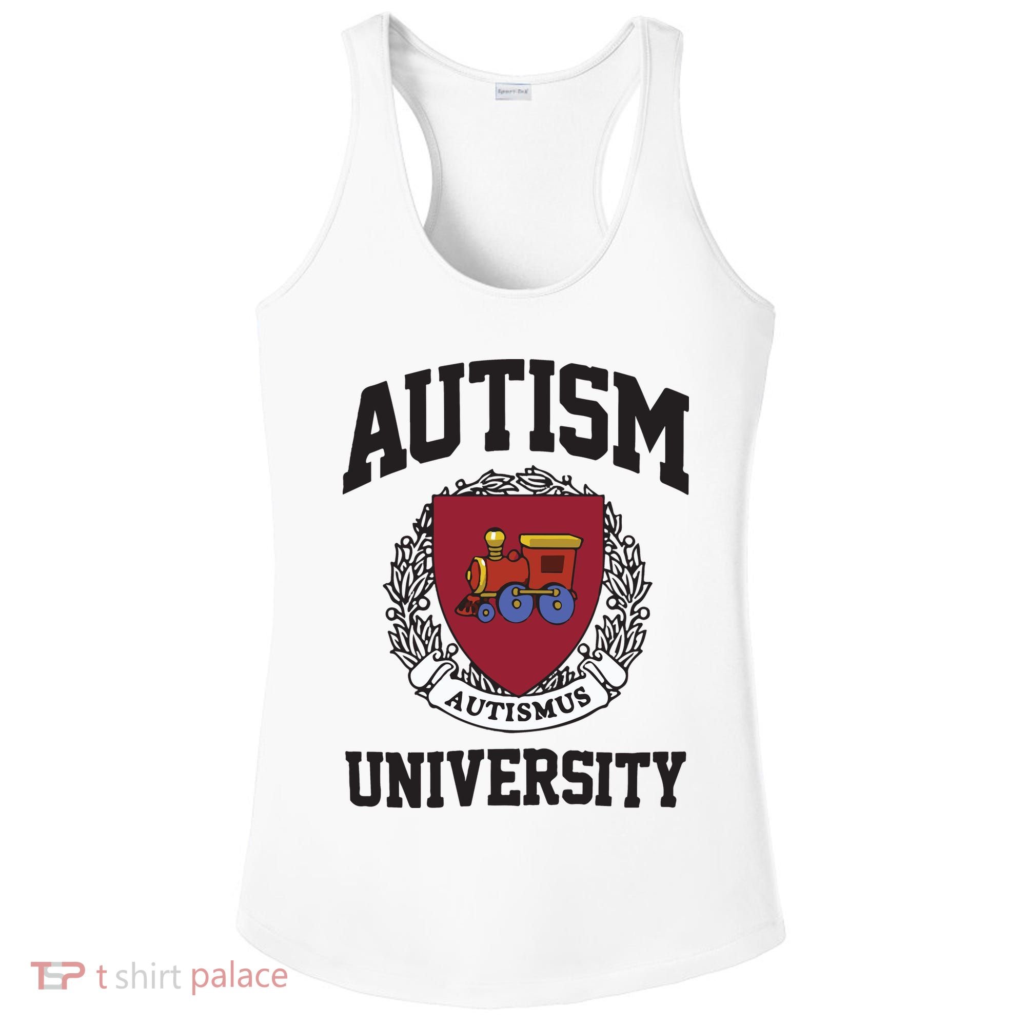 Autism University Autismus Ladies PosiCharge Competitor Racerback Tank