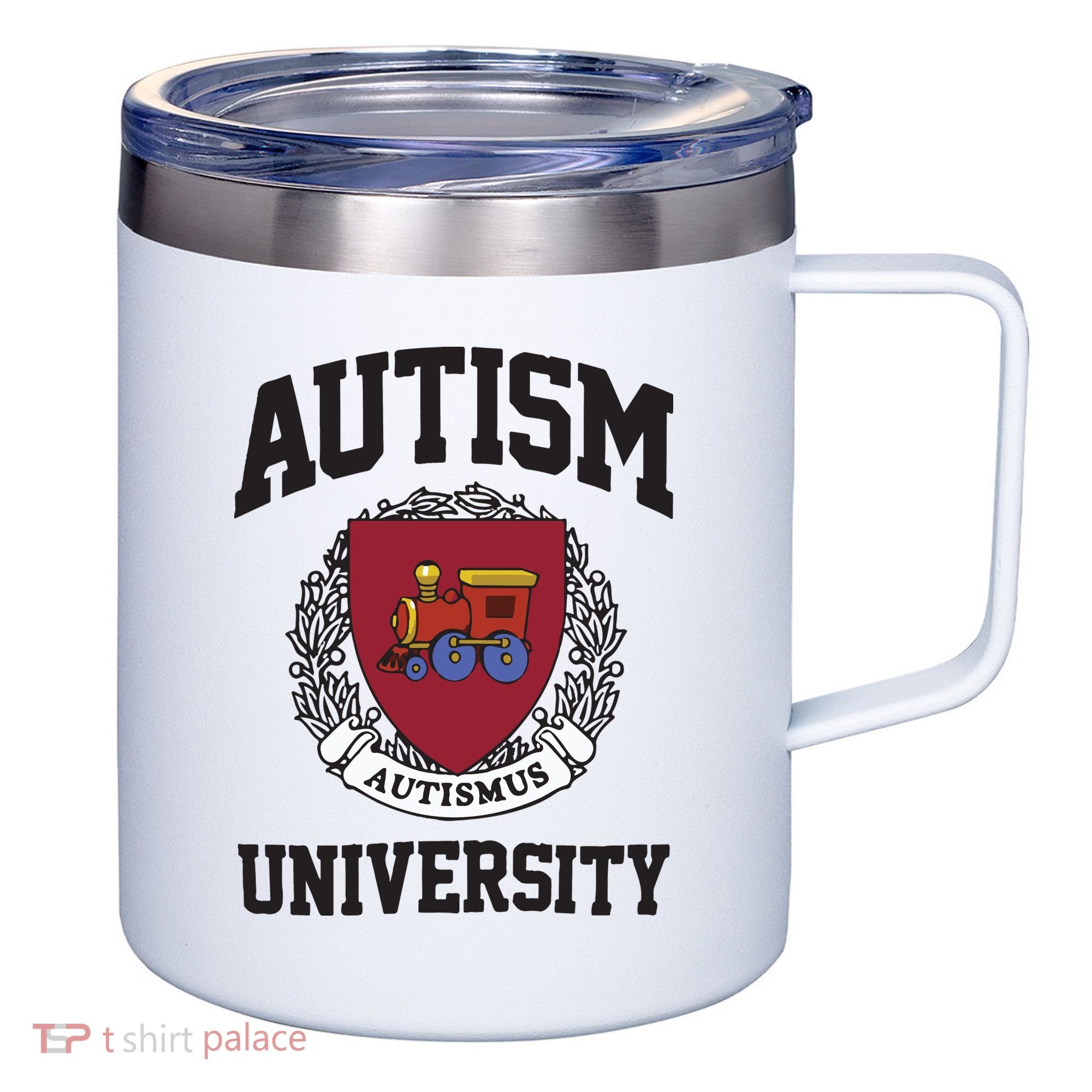 Autism University Autismus 12oz Stainless Steel Coffee Mug