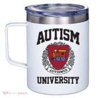 Autism University Autismus 12oz Stainless Steel Coffee Mug thumb 2