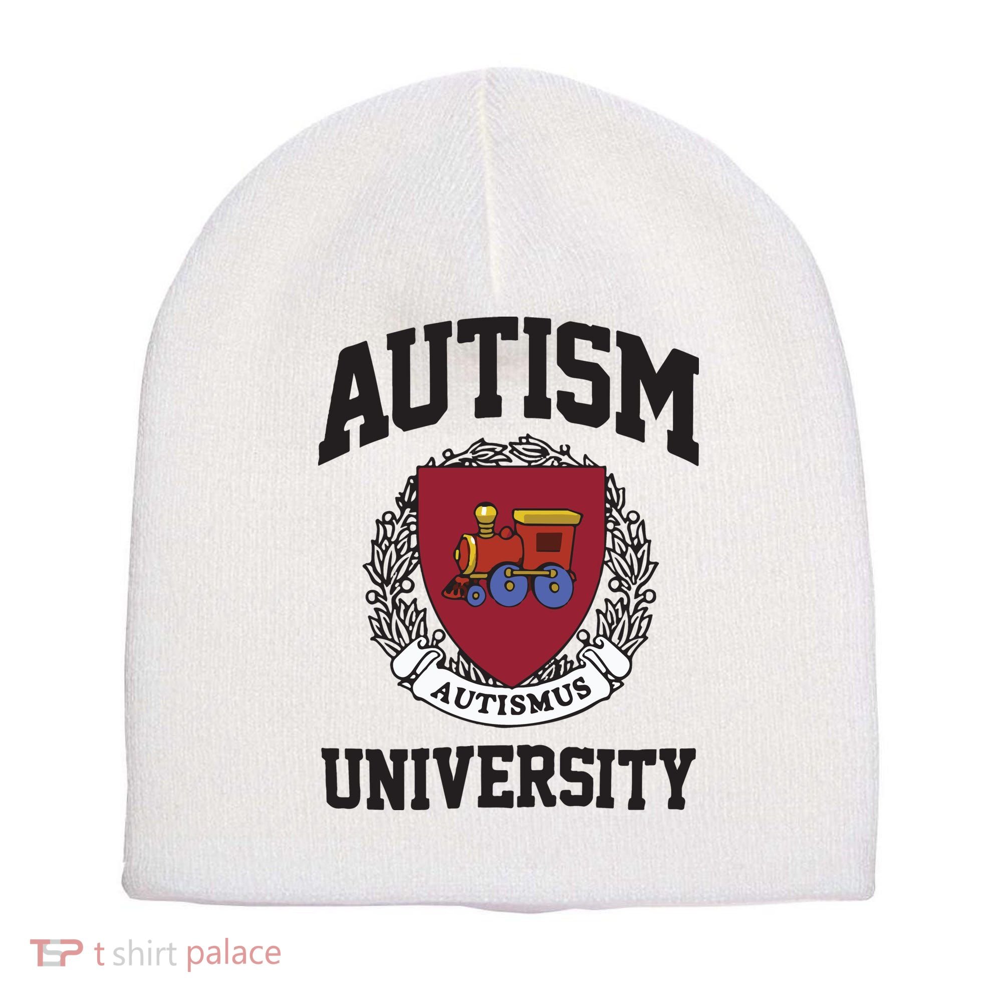 Autism University Autismus Short Acrylic Beanie