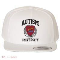Autism University Autismus Wool Snapback Cap thumb 0