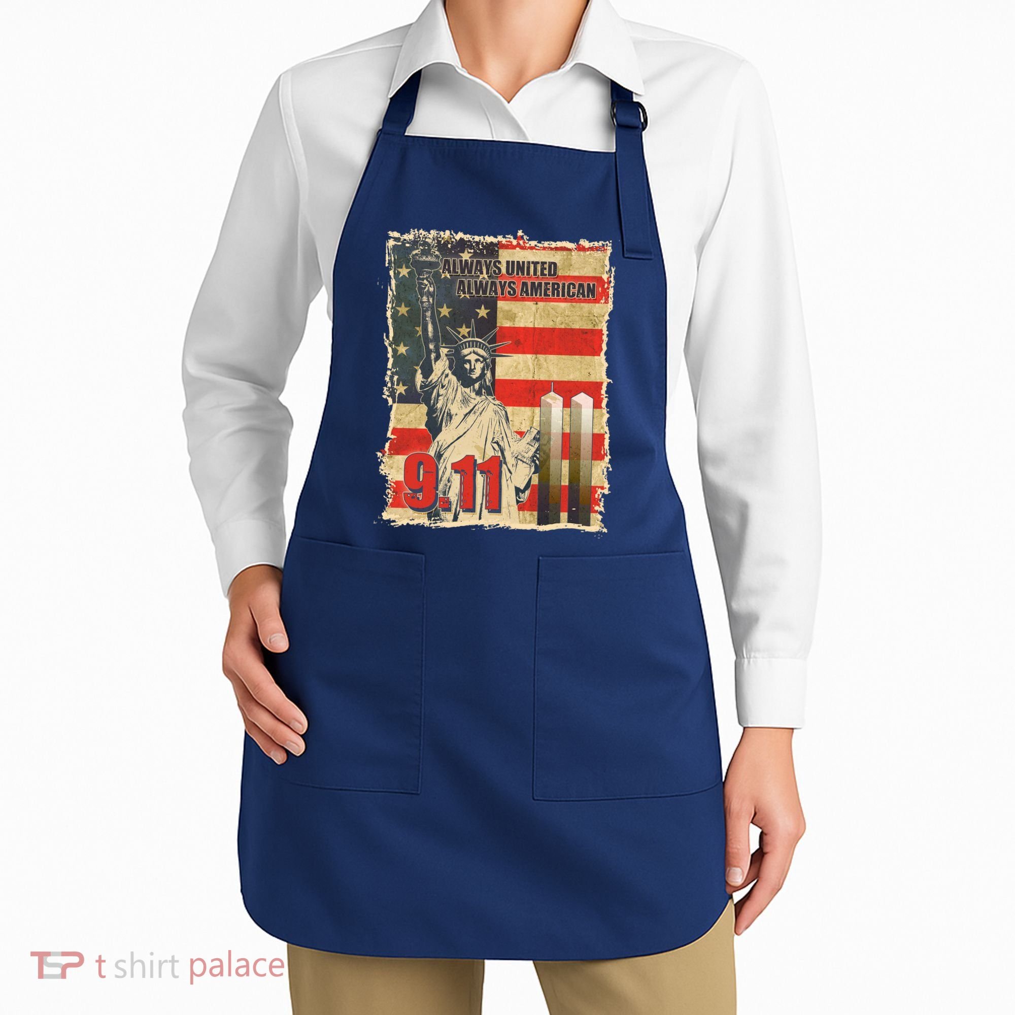 Always United Always American September 11 Memorial Apron