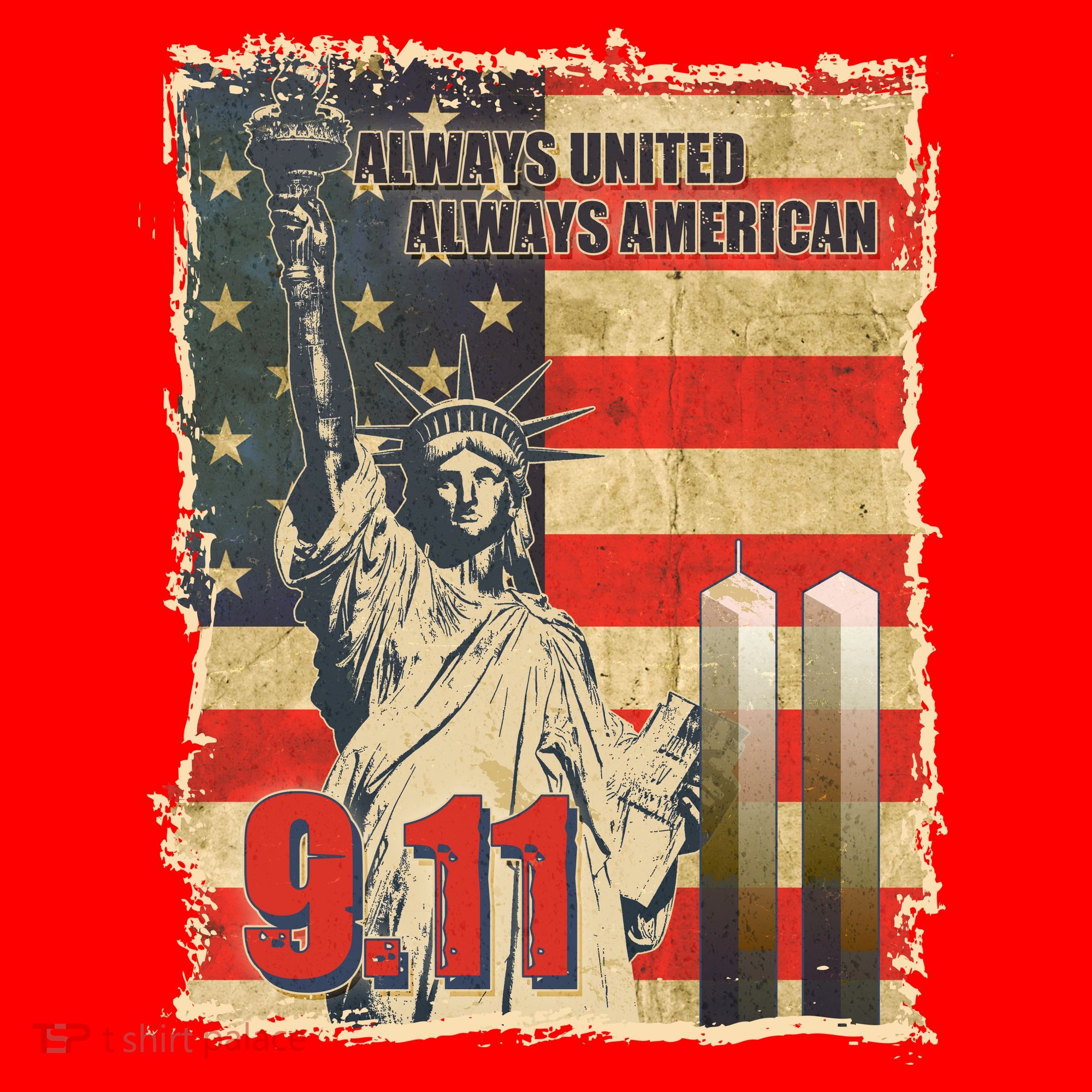 Always United Always American September 11 Memorial Santa Hat