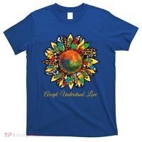 Accept Understand And Love Autism Awareness Sunflower T-Shirt thumb 0