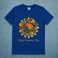 Accept Understand And Love Autism Awareness Sunflower T-Shirt thumb 5