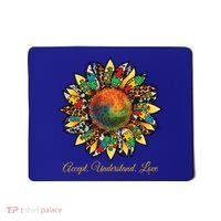 Accept Understand And Love Autism Awareness Sunflower Mousepad thumb 0